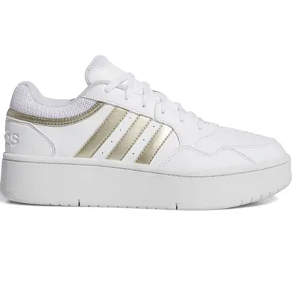 Γυναικεία sneakers Adidas Hoops 3.0 Bold λευκά εξωτερική όψη