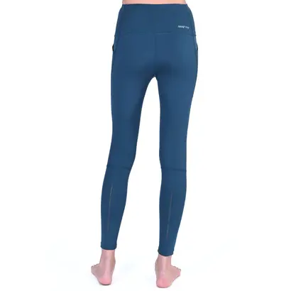 Γυναικείο Ψηλόμεσο κολάν γυμναστικής Magnetic North με εξωτερική τσέπη Πετρόλ πίσω όψη