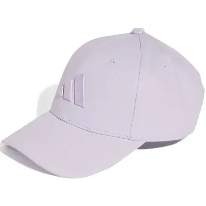 βαμβακερό καπέλο Adidas B-Ball Tonal Cap λιλά μπροστά όψη