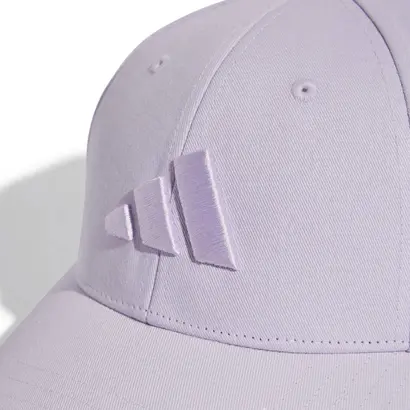 βαμβακερό καπέλο Adidas B-Ball Tonal Cap λιλά λεπτομέρεια μπροστά