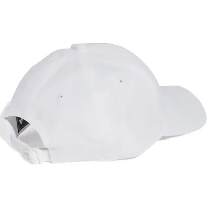 βαμβακερό καπέλο Adidas B-Ball Tonal Cap λευκό πίσω όψη