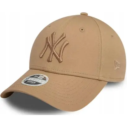 Γυναικείο καπέλο New Era 9Forty League σε μπεζ απόχρωση με Yankees λογότυπο