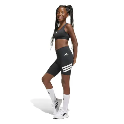 ποδηλατικό κολάν Adidas All Sports Optime Μαύρο μοντέλο πόζα