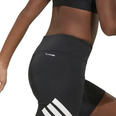 ποδηλατικό κολάν Adidas All Sports Optime Μαύρο λεπτομέρεια πίσω CLIMACOOL