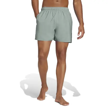 Ανδρικό σορτς κολύμβησης Adidas Performance Solid βεραμάν μπροστά όψη