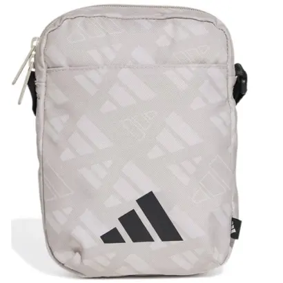 Μικρή τσάντα Adidas Organizer μπεζ μπροστά όψη