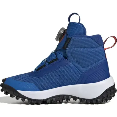 Παιδικά μποτάκια Adidas Fortatrail Boa K ρουά με ενισχυμένη φτέρνα και αντιολισθητική σόλα