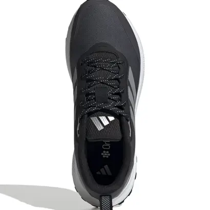 Άνωψη γυναικείων trail running παπουτσιών Adidas Runfalcon 5 TR μαύρα με ασημί