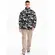 ανδρική fleece ζακέτα Emerson Printed σε λευκό και μαύρο χρώμα. Ιδανική για καθημερινή χρήση και προστασία από το κρύο-4