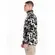 ανδρική fleece ζακέτα Emerson Printed σε λευκό και μαύρο χρώμα. Ιδανική για καθημερινή χρήση και προστασία από το κρύο-5