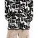 ανδρική fleece ζακέτα Emerson Printed σε λευκό και μαύρο χρώμα. Ιδανική για καθημερινή χρήση και προστασία από το κρύο-7