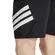 Ανδρικό Μαγιό Σορτς Adidas Icon 3-Stripes Μαύρο Λεπτομέρειες πλάι
