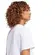 Γυναικείο T-Shirt Adidas Tech Metallic Graphic White λεπτομέρεια πλάι