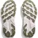 Πίσω όψη του παιδικού παπουτσιού Hoka Clifton 9 Youth σε μπεζ χρώμα, παρουσιάζοντας την τεχνολογία απορρόφησης κραδασμών.