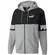 Ανδρική Ζακέτα Με Κουκούλα Puma Power Full-Zip Γκρι / Μαύρο θέαση μπροστά