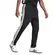 Ανδρικό Παντελόνι Φόρμας Αdidas Essentials 3-Stripes Single Jersey Μαύρο κίνηση