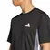 Ανδρικό T-Shirt Adidas Performance Training Essential Black λεπτομέρεια λογότυπο
