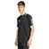 Ανδρικό T-Shirt Adidas Sereno Aeroready 3-Stripes Black όψη πλάι