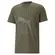 Ανδρικό Τεχνικό Μπλουζάκι Puma Graphic Tee Concept Λαδί μπροστά όψη