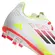 Παιδικά Ποδοσφαιρικά Adidas F50 Club Fg Λευκό κόκκινο λεπτομέρεια πίσω