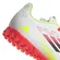 Παιδικά Ποδοσφαιρικά Adidas F50 Club TF Λευκό κόκκινο λεπτομέρεια πίσω