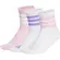 Παιδικές Κάλτσες Adidas Ribbed Socks 3 Ζευγάρια λευκό ροζ μπροστά όψη