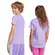 Παιδικό T-Shirt Adidas Junior's Tech Logo Graphic Λιλά πίσω όψη