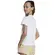Παιδικό T-shirt Adidas Flower Tee White πίσω όψη σε κίνηση