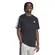ανδρικό κοντομάνικο Adidas Essentials 3-Stripes μαύρο μπροστά όψη