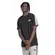 ανδρικό κοντομάνικο Adidas Essentials 3-Stripes μαύρο χαλαρή στάση
