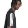 ανδρικό κοντομάνικο Adidas Essentials 3-Stripes μαύρο λεπτομέρεια πλάι
