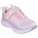 Παιδικά πολύχρωμα Αθλητικά Skechers Go Run Ροζ πλάγια όψη