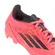 Παιδικά Ποδοσφαιρικά Adidas F50 Club FxG J Ροζ λεπτομέρεια λογότυπο και γραφικά