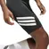 ποδηλατικό κολάν Adidas All Sports Optime Μαύρο λεπτομέρεια πλάι λογότυπο
