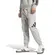 Ανδρικό παντελόνι φόρμας Adidas Essentials Big Logo French Terry σε γκρι χρώμα με μαύρο λογότυπο, μπροστινή όψη.