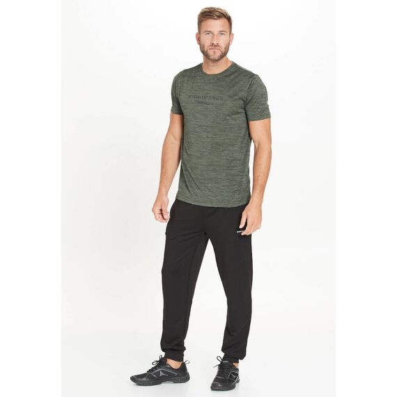 φόρμα πολυεστέρα και ελαστάνης Endurance Loweer μαύρο μοντέλο μπροστά όψη φόρμα πολυεστέρα και ελαστάνης Endurance Loweer μαύρο μοντέλο μπροστά όψη