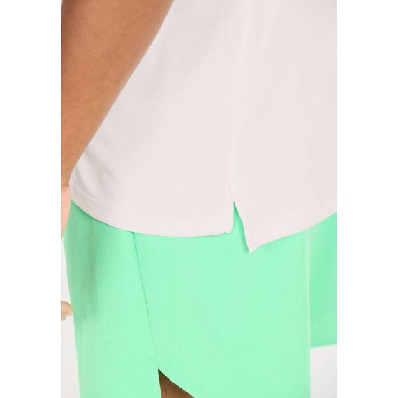 ανδρικό αθλητικό αμάνικο λευκό Endurance Hanieber λεπτομέρεια τελείωμα ανδρικό αθλητικό αμάνικο λευκό Endurance Hanieber λεπτομέρεια τελείωμα