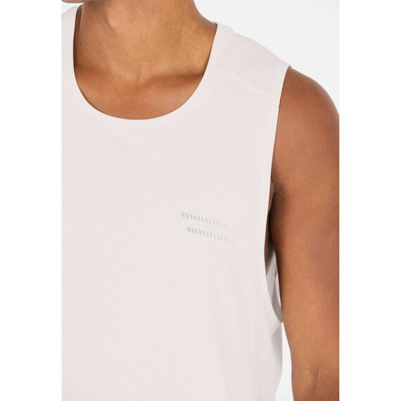 ανδρικό αθλητικό αμάνικο λευκό Endurance Hanieber λεπτομέρεια τιράντα ανδρικό αθλητικό αμάνικο λευκό Endurance Hanieber λεπτομέρεια τιράντα