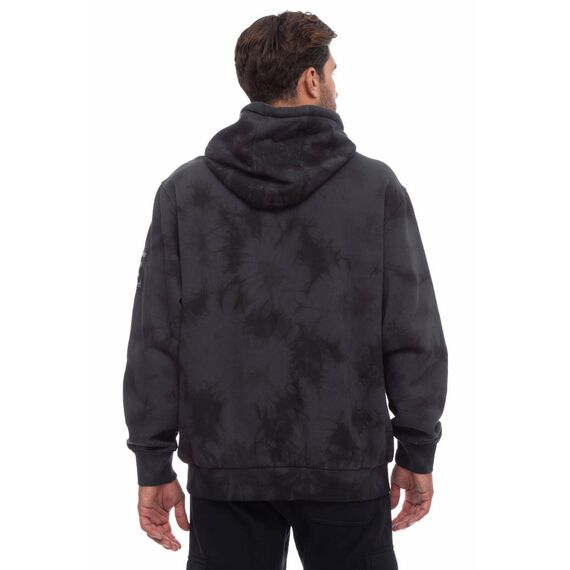 Ανδρικό Φούτερ Be Nation Tie Dye Hoodie Μαύρο Ανδρικό Φούτερ Be Nation Tie Dye Hoodie Μαύρο
