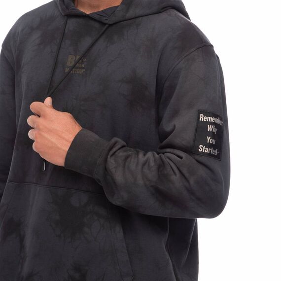 Ανδρικό Φούτερ Be Nation Tie Dye Hoodie Μαύρο Ανδρικό Φούτερ Be Nation Tie Dye Hoodie Μαύρο