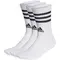 Κάλτσες-Adidas3-γραμμές-3-ζευγάρια- λευκές-1