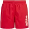 Παιδικό Μαγιό Της Adidas Essentials L Clx Short Κόκκινο μπροστά όψη