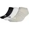 Σοσόνια Adidas Thin And Light No-Show ghost λευκό γκρι μαύρο μπροστά όψη