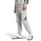 Ανδρικό παντελόνι φόρμας Adidas Essentials Big Logo French Terry σε γκρι χρώμα με μαύρο λογότυπο, μπροστινή όψη.