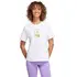 Γυναικείο T-Shirt Adidas Tech Metallic Graphic White Μπροστά