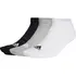 Αθλητικές Σοσόνια 3 Ζεύγη Adidas Cushioned Low-Cut Socks Μαύρο / Λευκό μπροστά όψη