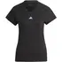 Γυναικείο T-Shirt για γυμναστήριο Adidas Train Essentials Μαύρο μπροστά όψη