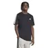ανδρικό κοντομάνικο Adidas Essentials 3-Stripes μαύρο μπροστά όψη
