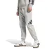 Ανδρικό παντελόνι φόρμας Adidas Essentials Big Logo French Terry σε γκρι χρώμα με μαύρο λογότυπο, μπροστινή όψη.