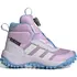 Παιδικό αδιάβροχο μποτάκι Adidas Fortatrail Boa K ροζ σιέλ με τεχνολογία BOA για άνετη εφαρμογή